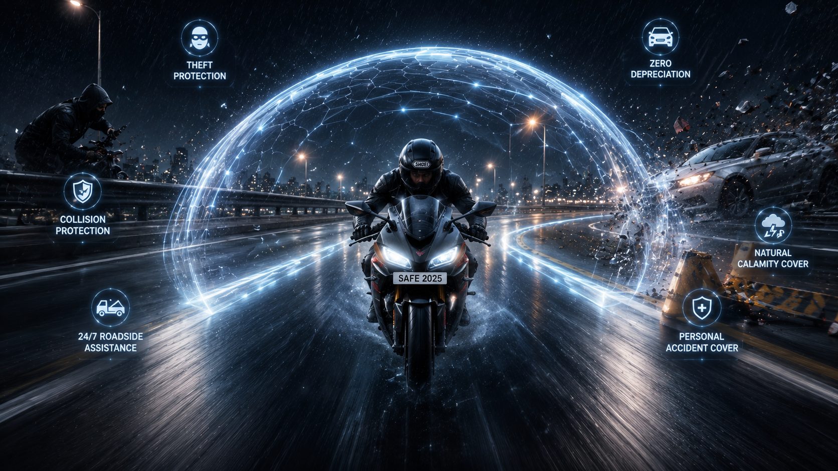 Bike Insurance — premium protection hero