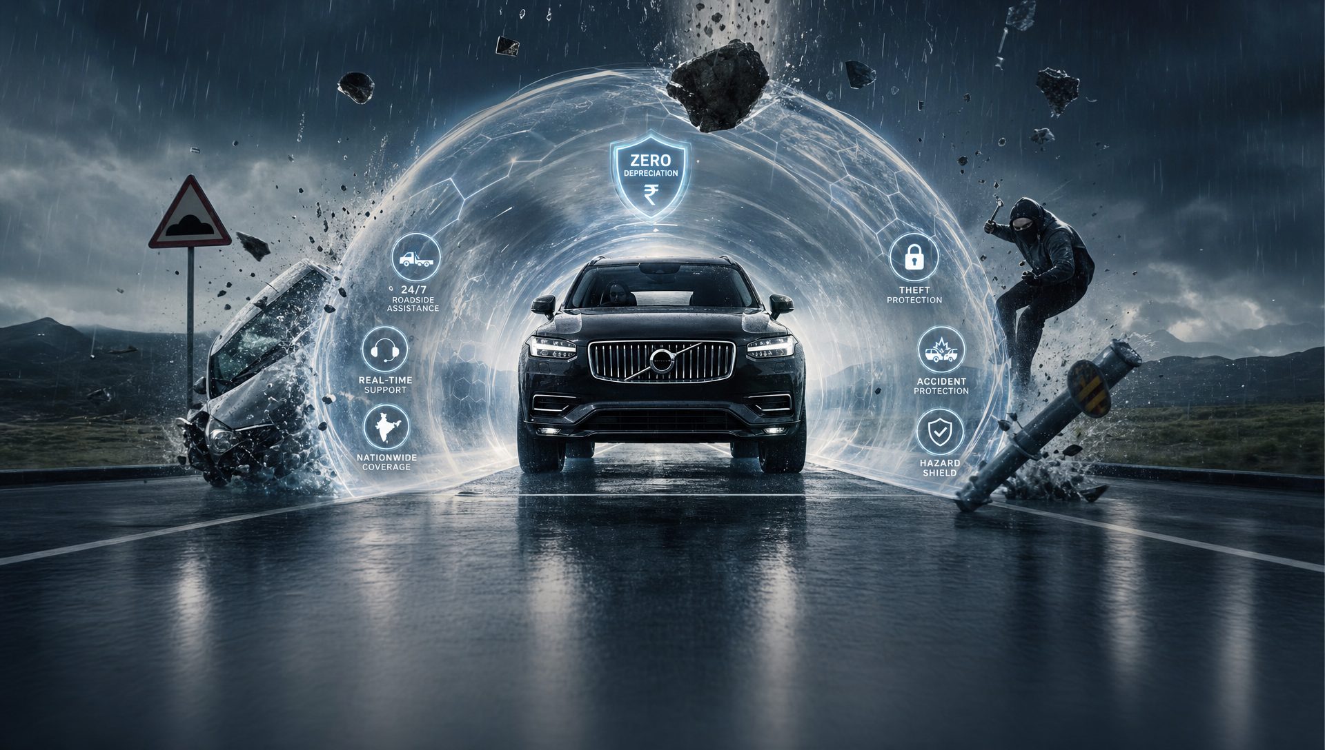 Car Insurance — premium protection hero