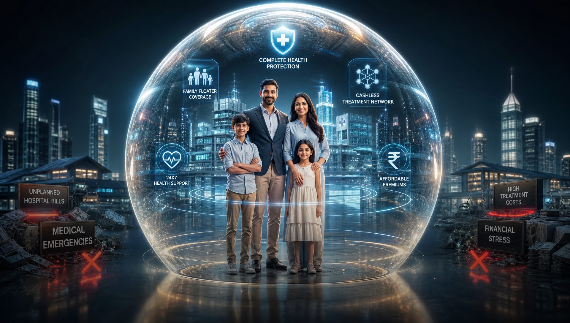 Health Insurance — premium protection hero