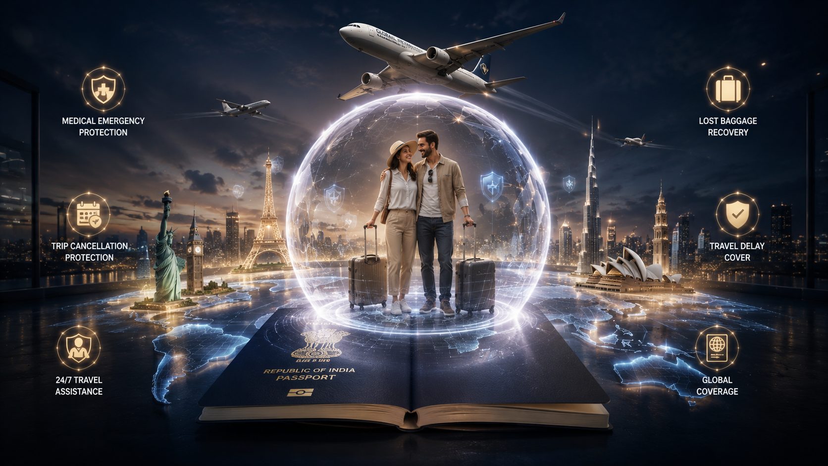 Travel Insurance — premium protection hero