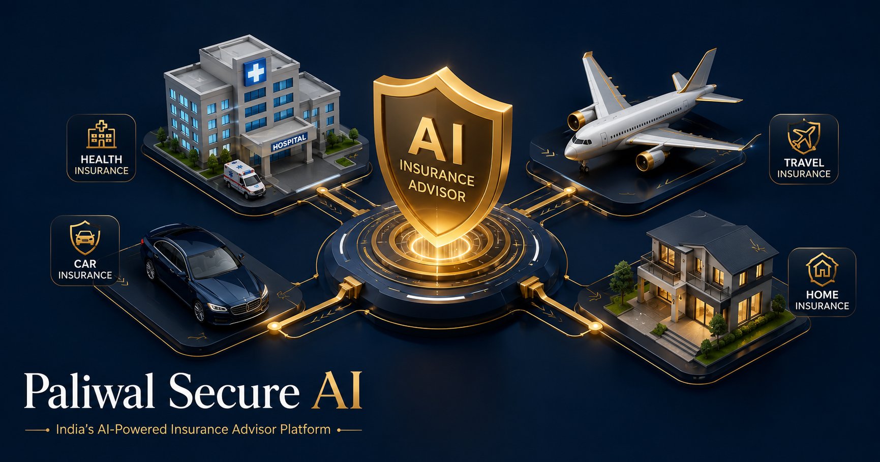 Paliwal Secure AI — India's AI-powered insurance intelligence platform with 51+ insurers, InsureGPT AI advisor, and Protection Score technology